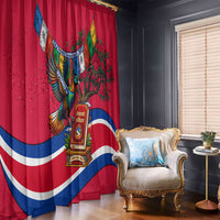 Nepal Constitution Day Window Curtain Himalayan Temples Danphe Himalayan Monal Floral