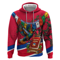 Nepal Constitution Day Zip Hoodie Himalayan Temples Danphe Himalayan Monal Floral