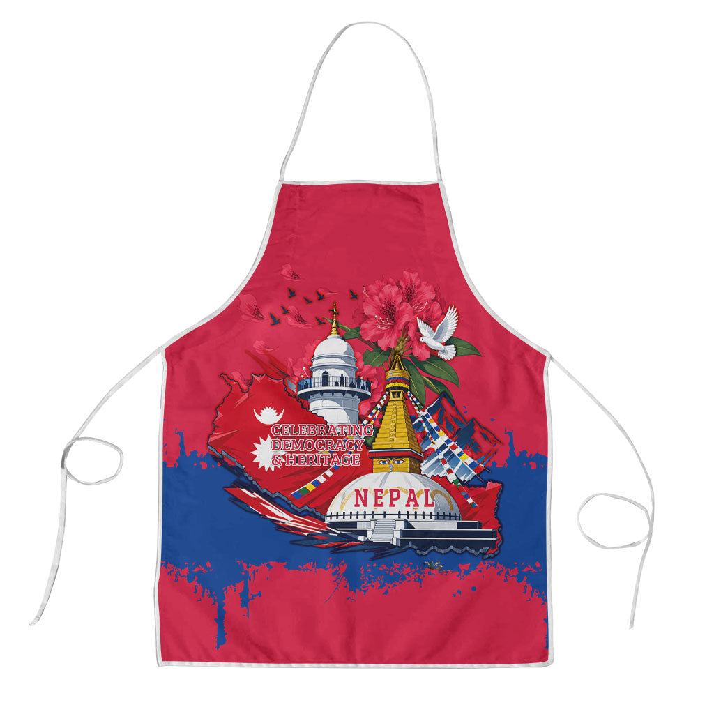Nepal Constitution Day September 19 Apron Himalayan Temples Heritage Flag Dove
