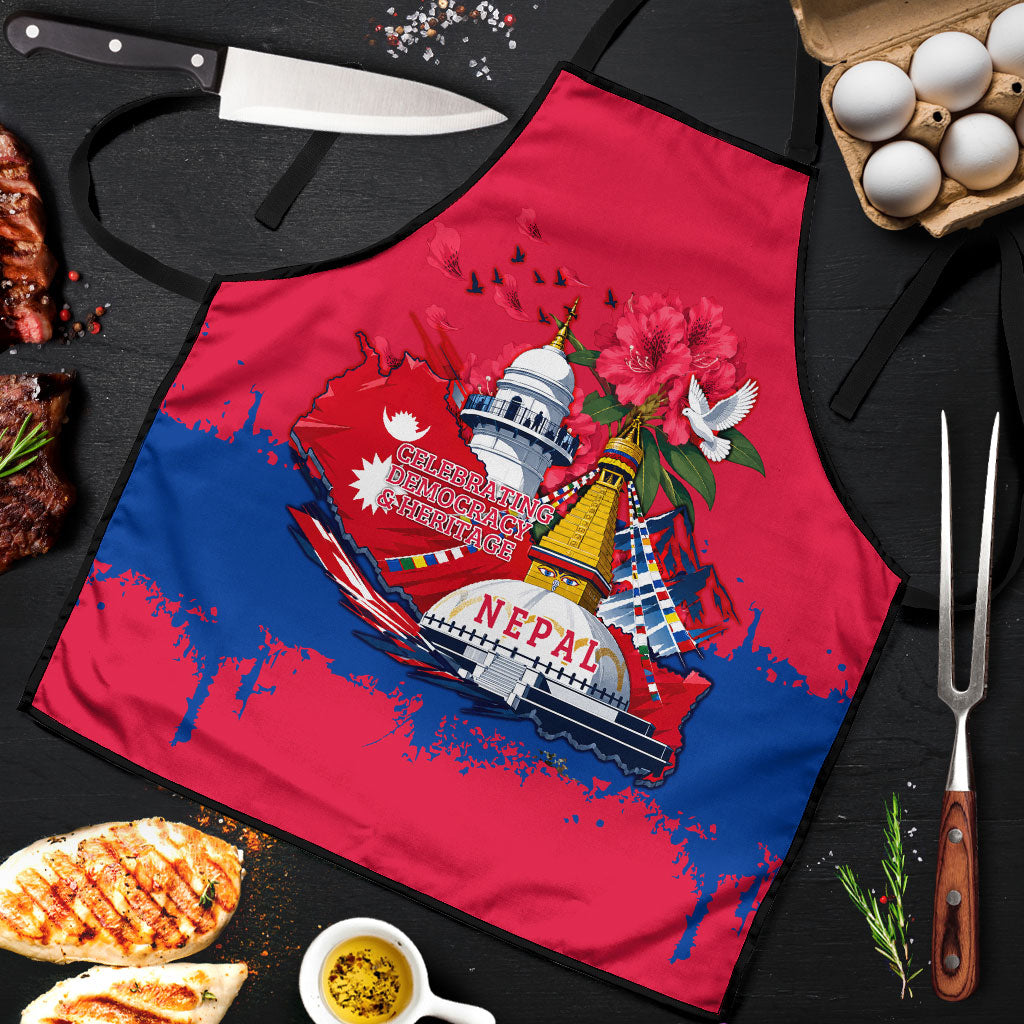 Nepal Constitution Day September 19 Apron Himalayan Temples Heritage Flag Dove