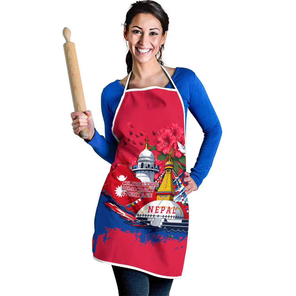 Nepal Constitution Day September 19 Apron Himalayan Temples Heritage Flag Dove