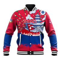 Nepal Constitution Day September 19 Baseball Jacket Himalayan Temples Heritage Flag Dove