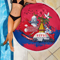 Nepal Constitution Day September 19 Beach Blanket Himalayan Temples Heritage Flag Dove