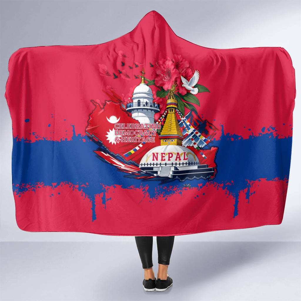 Nepal Constitution Day September 19 Hooded Blanket Himalayan Temples Heritage Flag Dove