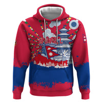 Nepal Constitution Day September 19 Hoodie Himalayan Temples Heritage Flag Dove