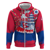 Nepal Constitution Day September 19 Hoodie Himalayan Temples Heritage Flag Dove