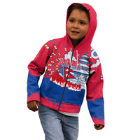 Nepal Constitution Day September 19 Kid Hoodie Himalayan Temples Heritage Flag Dove