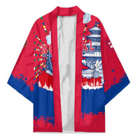 Nepal Constitution Day September 19 Kimono Himalayan Temples Heritage Flag Dove