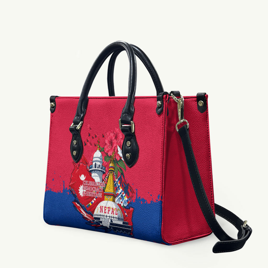 Nepal Constitution Day September 19 Leather Bag Himalayan Temples Heritage Flag Dove
