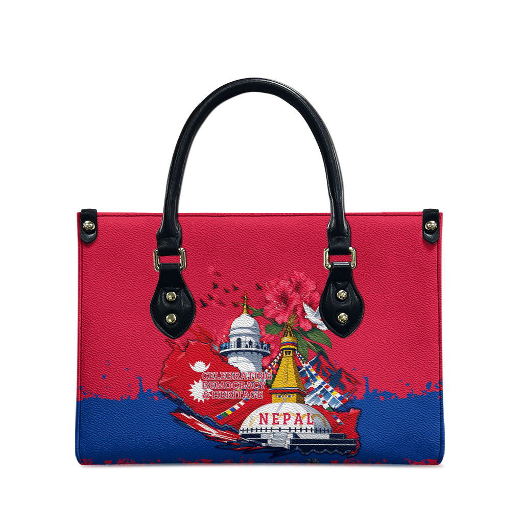 Nepal Constitution Day September 19 Leather Bag Himalayan Temples Heritage Flag Dove