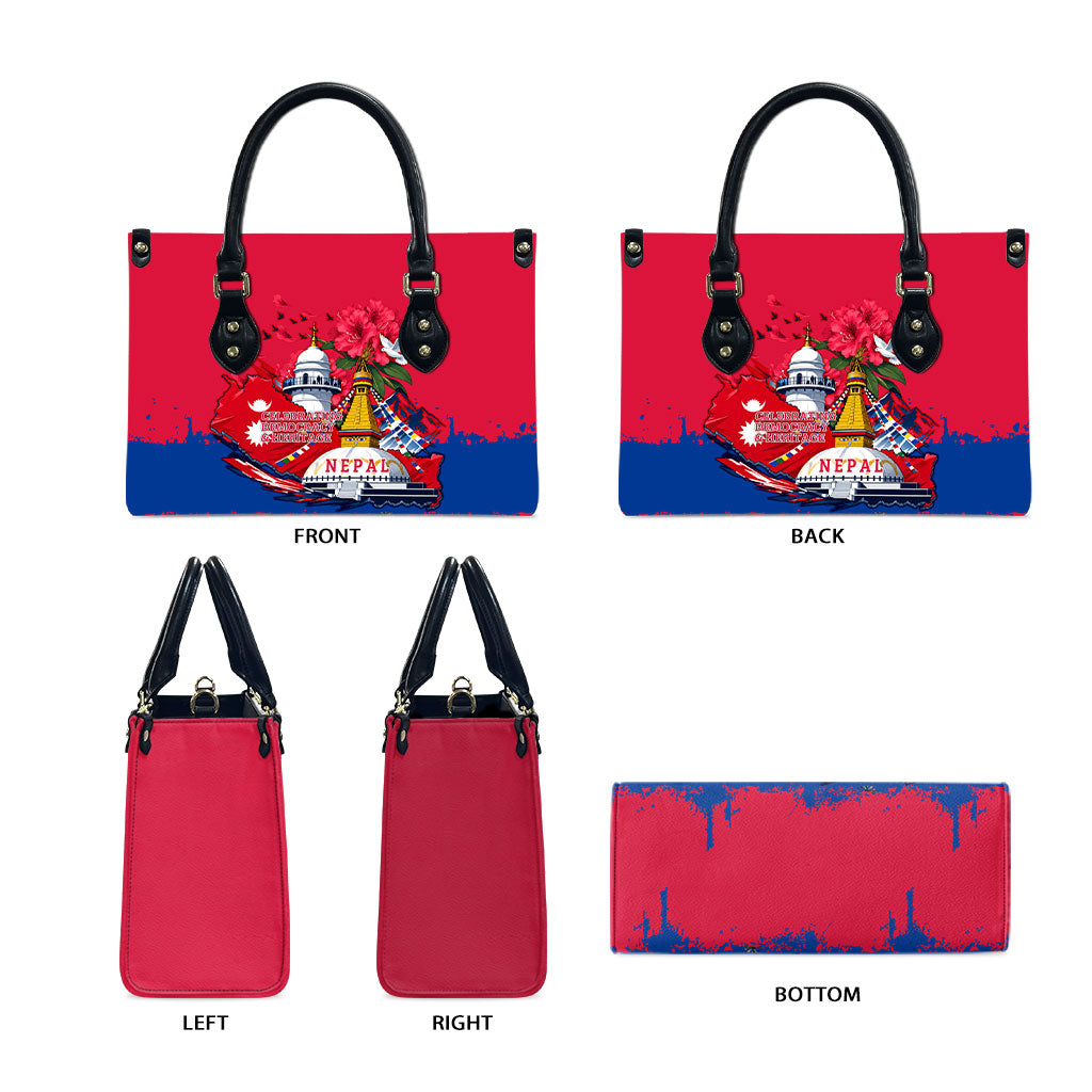 Nepal Constitution Day September 19 Leather Bag Himalayan Temples Heritage Flag Dove