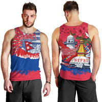 Nepal Constitution Day September 19 Men Tank Top Himalayan Temples Heritage Flag Dove