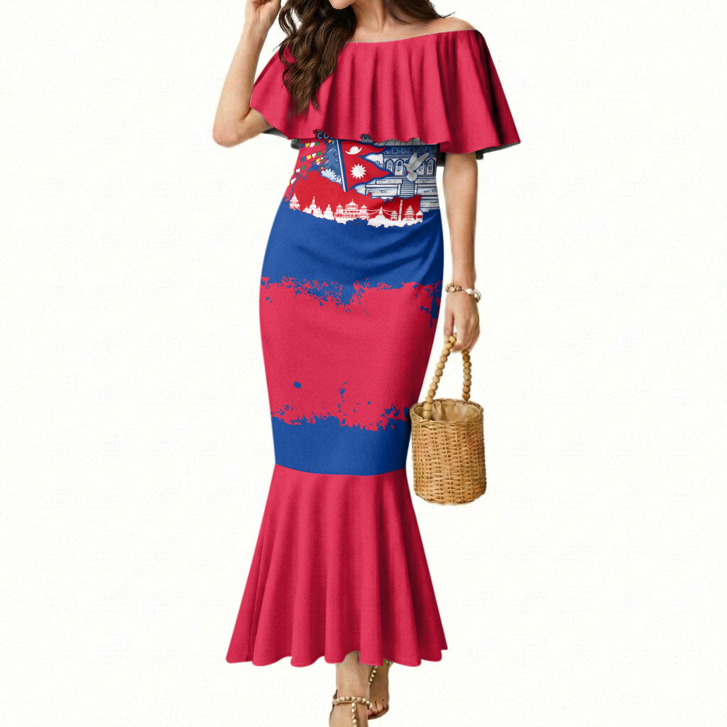 Nepal Constitution Day September 19 Mermaid Dress Himalayan Temples Heritage Flag Dove