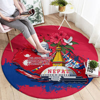 Nepal Constitution Day September 19 Round Carpet Himalayan Temples Heritage Flag Dove