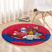 Nepal Constitution Day September 19 Round Carpet Himalayan Temples Heritage Flag Dove