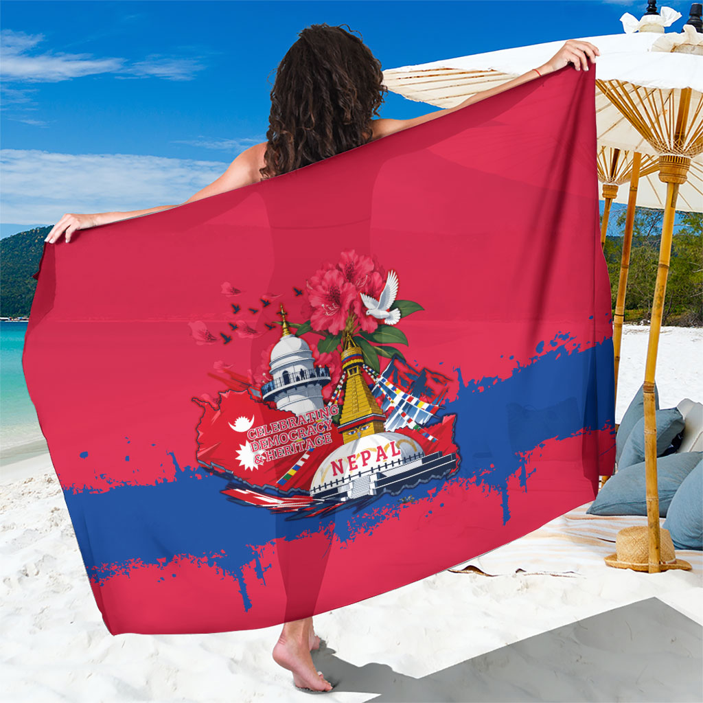 Nepal Constitution Day September 19 Sarong Himalayan Temples Heritage Flag Dove