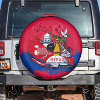 Nepal Constitution Day September 19 Spare Tire Cover Himalayan Temples Heritage Flag Dove
