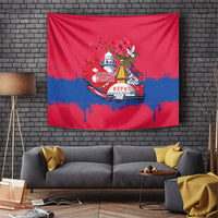 Nepal Constitution Day September 19 Tapestry Himalayan Temples Heritage Flag Dove