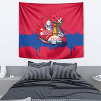 Nepal Constitution Day September 19 Tapestry Himalayan Temples Heritage Flag Dove