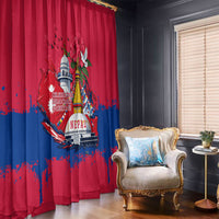 Nepal Constitution Day September 19 Window Curtain Himalayan Temples Heritage Flag Dove