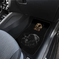 Bigfoot Blowing Wishes Dandelion Car Mats Vintage Sasquatch Art Forest Mountain Nature