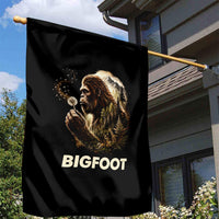 Bigfoot Blowing Wishes Dandelion Garden Flag Vintage Sasquatch Art Forest Mountain Nature