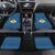 Sweden Christmas Car Mats with Gnome Yule Goat Royal Crest and Nordic Pattern - Wonder Print Shop
