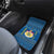 Sweden Christmas Car Mats with Gnome Yule Goat Royal Crest and Nordic Pattern - Wonder Print Shop