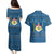 Sweden Christmas Couples Matching Puletasi and Hawaiian Shirt with Gnome Yule Goat Royal Crest and Nordic Pattern - Wonder Print Shop