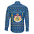 Sweden Christmas Family Matching Off The Shoulder Long Sleeve Dress and Hawaiian Shirt with Gnome Yule Goat Royal Crest and Nordic Pattern - Wonder Print Shop