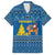 Sweden Christmas Family Matching Off Shoulder Maxi Dress and Hawaiian Shirt with Gnome Yule Goat Royal Crest and Nordic Pattern - Wonder Print Shop