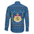 Sweden Christmas Family Matching Off Shoulder Maxi Dress and Hawaiian Shirt with Gnome Yule Goat Royal Crest and Nordic Pattern - Wonder Print Shop