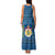 Sweden Christmas Family Matching Tank Maxi Dress and Hawaiian Shirt with Gnome Yule Goat Royal Crest and Nordic Pattern - Wonder Print Shop