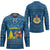 Sweden Christmas Hockey Jersey with Gnome Yule Goat Royal Crest and Nordic Pattern - Wonder Print Shop