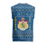 Sweden Christmas Knitted V-Neck Vest with Gnome Yule Goat Royal Crest and Nordic Pattern - Wonder Print Shop