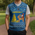 Sweden Christmas Knitted V-Neck Vest with Gnome Yule Goat Royal Crest and Nordic Pattern - Wonder Print Shop