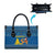 Sweden Christmas Leather Bag with Gnome Yule Goat Royal Crest and Nordic Pattern - Wonder Print Shop