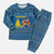 Sweden Christmas Pajama Set with Gnome Yule Goat Royal Crest and Nordic Pattern - Wonder Print Shop