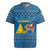 Sweden Christmas Rugby Jersey with Gnome Yule Goat Royal Crest and Nordic Pattern - Wonder Print Shop