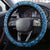 Sweden Christmas Steering Wheel Cover with Gnome Yule Goat Royal Crest and Nordic Pattern - Wonder Print Shop