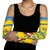 Sweden Christmas Arm Sleeves with Santa Lucia Girl Midsummer Pole Swedish Flag and Nordic Pattern Design - Wonder Print Shop