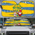 Sweden Christmas Auto Sun Shade with Santa Lucia Girl Midsummer Pole Swedish Flag and Nordic Pattern Design - Wonder Print Shop
