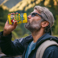 Sweden Christmas 4 in 1 Can Cooler Tumbler with Santa Lucia Girl Midsummer Pole Swedish Flag and Nordic Pattern Design - Wonder Print Shop