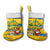 Sweden Christmas Stocking with Santa Lucia Girl Midsummer Pole Swedish Flag and Nordic Pattern Design - Wonder Print Shop