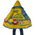 Sweden Christmas Cloak with Santa Lucia Girl Midsummer Pole Swedish Flag and Nordic Pattern Design - Wonder Print Shop