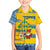 Sweden Christmas Family Matching Long Sleeve Bodycon Dress and Hawaiian Shirt with Santa Lucia Girl Midsummer Pole Swedish Flag and Nordic Pattern Design - Wonder Print Shop