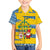 Sweden Christmas Family Matching Off The Shoulder Long Sleeve Dress and Hawaiian Shirt with Santa Lucia Girl Midsummer Pole Swedish Flag and Nordic Pattern Design - Wonder Print Shop