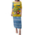 Sweden Christmas Family Matching Puletasi and Hawaiian Shirt with Santa Lucia Girl Midsummer Pole Swedish Flag and Nordic Pattern Design - Wonder Print Shop