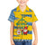 Sweden Christmas Family Matching Short Sleeve Bodycon Dress and Hawaiian Shirt with Santa Lucia Girl Midsummer Pole Swedish Flag and Nordic Pattern Design - Wonder Print Shop