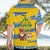 Sweden Christmas Hawaiian Shirt with Santa Lucia Girl Midsummer Pole Swedish Flag and Nordic Pattern Design - Wonder Print Shop